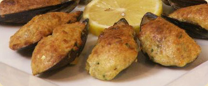 Stuffed Mussels (Tigres)